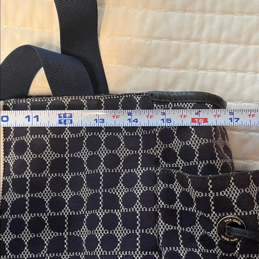 Kate Spade Blue, Red, and White Baby Henry Classic Noel 2 Diaper Bag Tote